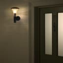 Outdoor Garden Black Finish Stainless Steel PIR Wall Light IP44 ZLC050 
