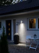Matt White Single Stainless Steel Outdoor Wall Light ZLC053W