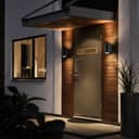 Modern Black Outdoor Wall Light Up Down Garden luminare ZLC024 