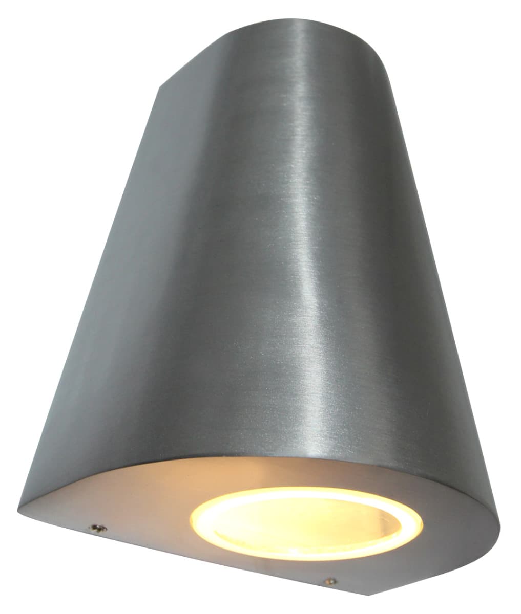 Cone Shape Outdoor Wall Light Stainless Steel Finish Exterior Single Downlight ZLC067AB