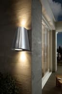 Cone Shape Up Down Outdoor Wall Light Stainless Steel Finish Exterior Double Downlighter ZLC069AB 
