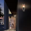 Stainless Steel Garden Wall Light Frosted Glass Cover IP44 ZLC016 