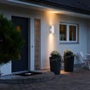 Matt White Stainless Steel Double Outdoor Wall Light ZLC054W  