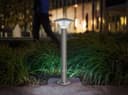 LED Bollard Modern Stainless Steel Garden Lamp Post Cool White Light with 12v Transformer ZLC047CW