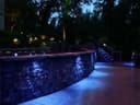 Mini LED Blue Brick Light Outdoor Step Wall Light 70mm Square IP54 ZLC060B