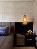 Vintage Pendant Light Fitting Chrome Spiral Retro Glass Ceiling Light Shade Smoked Amber 