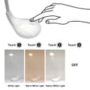 LED USB Rechargeable Portable Flexible 3 in 1 Table Desk Lamp Cool & Warm White