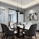 Minimalist Modern Pendant Ceiling Light Black Shade M0140