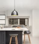 Industrial Vintage Brass Ceiling Pendant Light M0152