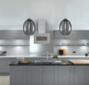 Modern Vintage Oval Glass Ceiling Pendant Light M0197