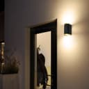 Modern 6W LED Double Outdoor Wall Light Black Warm White ZLC319WW