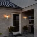 Modern LED Single Outdoor Wall Light Stainless Steel ZLC337 with 5W LED Candle WW