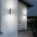 Modern 6W LED Double Outdoor Wall Light Stainless Steel Cool White