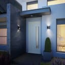 Modern LED Outdoor Wall Light Black Cool White ZLC325CW