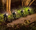 4 Pack Outdoor Garden LED Spike Lights Warm White 12v Low Voltage ZLCSK1WW