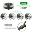 Waterproof IP68 Quick Connector 3 Terminal 3P L+N QCS2