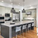 Modern Vintage Grey Smoked Glass Pendant Lamp M0224