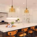 Modern Vintage Gold Glass Pendant Light Lamp M0225