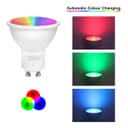 7w LED GU10 Colour Changing Bulbs | Auto Fade COB High Brightness Mood