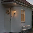 Brushed Stainless Steel Wall Light With Movement Sensor IP44 ZLC012 
