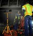 IP65 30w LED Twin Floodlight Tripod Stand For Job Site Lighting TRI02 With 1703