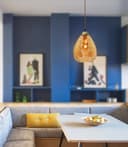 Modern Vintage Smoked Teardrop Gold Glass Ceiling Pendant Lamp M0239