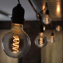 4w Vintage LED G95 Bulb E27 Spiral Filament Smoke Grey