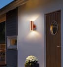 Modern Double Outdoor Wall Light Stainless Steel Copper IP65 ZLC081C