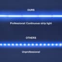 Blue LED Tape Strip Light Continuous COB Illumination 5 Metres 12V