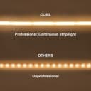 Warm White LED Tape Strip Light Continuous COB Illumination 5 Metres 12V