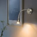 LED Bedside Reading Wall Light Switched Flexible Arm Headboard Light H3049 Warm White 