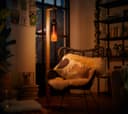 4W LED Decorative Light Bulb Whisky Bottle Yellow Gradient Glass E27 Spiral Filament