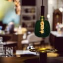4w LED Decorative Green Vase Light Bulb E27 Glass Body Coil Spiral Filament GREENVASE