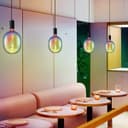 4w Flexible LED Rainbow Oval Glass Decorative Light Bulb Opal Metallic E27 RBOVAL