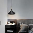 Classic Vintage Ceiling Pendant Light Shade Black Metal Dome Orient Style M0137