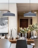 Vintage Retro Grey Metal Ceiling Pendant Light M0143