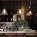 Glass Ceiling Lamp Shade Pendant Light with ST58 LED 4w E27 