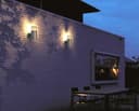 Modern Outdoor Wall Light Clear Diffuser Stainless Steel ZLC073