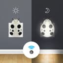 1W LED Night Light with Auto Sensor White Ladybug Plug In Dusk to Dawn A62W