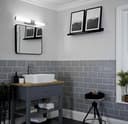 8W LED Bathroom Mirror Light with Pull Switch 6500K Cool White IP44 ML19