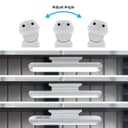 LED Magnetic USB Rechargeable Under Cabinet Night Lights with Touch Sensor Cool White RNL02