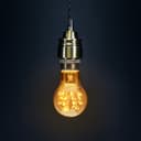 2w Vintage LED Light Bulb B22 Clear Glass Tree Filament A60