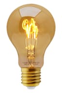 Retro Vintage LED 2w Edison Style Spiral Filament Bulb Smoked Gold Glass A60 E27 