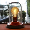 Retro Vintage LED 2w Edison Style Spiral Filament Bulb Smoked Gold Glass A60 B22 Bayonet