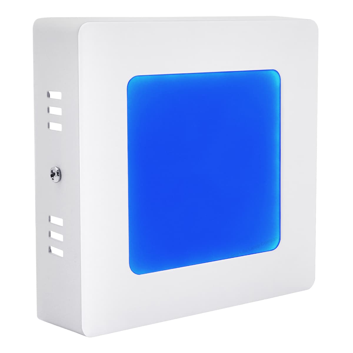 BLUE 6w LED Ceiling Panel Square Surface Mount Spotlight Blue