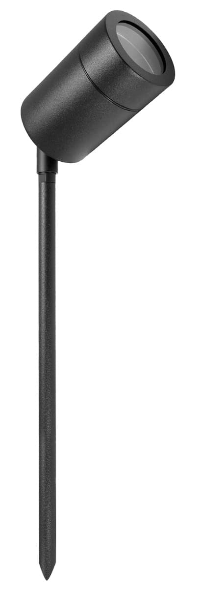 Matt Black Stainless Steel Garden Spike light Adjustable Outdoor Spike 240v ZLC020B