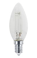 4w LED Blue Candle Light Bulb E14 Clear Glass 