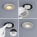 8W Fire Rated Downlights Dimmable Brushed Chrome 