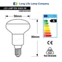 6w R50 LED Reflector Light Bulb Energy Saving Replacement For Halogen