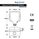Single 13A 1-Gang Weatherproof Outdoor Switched Socket IP66 Rated